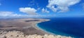 Vista panoramica di Famara, Lanzarote (Isole Canarie)