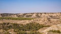 Hills and valleys of Theodore Roosevelt National Park II Royalty Free Stock Photo