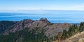 Vista of the Strait of Juan de Fuca from Hurricane Hill