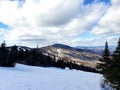 Vista of Vermont Mountains from Killington Peak