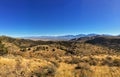 View of the Salt Lake Valley and Wasatch Front desert Mountains in Autumn Fall hiking Rose Canyon Yellow Fork, Big Rock and Waterf Royalty Free Stock Photo