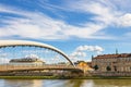 Vistula River in city center of Krakow