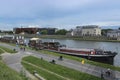 Vistula riverside in Krakow, Poland