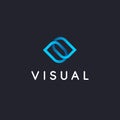 Visual design element. Vision. Eye sign. Video control sign. Smart business solution.