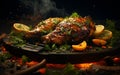 Visual Feast: Captivating Grilled Chicken Photography. Generative By Ai