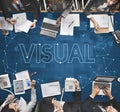 Visual Innovation Creative Thinking Visibility Concept Royalty Free Stock Photo