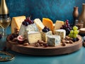 exhibition of the most exquisite cheeses, ready to be savored and admired