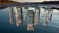 A visual metaphor of time as a series of transparent