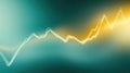 Visual Representation of Contrasting Trends With Dynamic Gradient Colors Showcasing Market Shifts