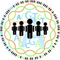 Visual representation of genetic studies in human populations