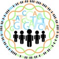 Visual representation of genetic studies in human populations Royalty Free Stock Photo