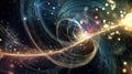 A visual representation of the Lorenz Equation, illustrating the complex dynamics of chaos theory. Generative AI