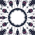 A Visual Symphony of Binary Code Exploring Abstract Technology Patterns in a Futuristic Data Landscape Featuring Royalty Free Stock Photo
