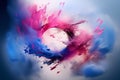 Abstract Eruptions Dynamic Explosions of Color and Form