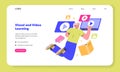 Visual and Video Learning concept
