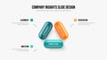 Visual Visualization 3 Element Infographic Frame Layout Royalty Free Stock Photo