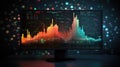 visualization data science template Royalty Free Stock Photo