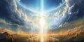 Visualization Of Divine Light In Heaven
