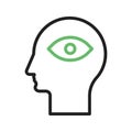 Visualization icon vector image.