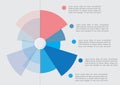 Visualization pie chart dashboard design for dashboard and infographic presentation