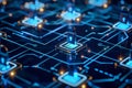 Visualization of secure network infrastructure with VPN, SSL, and TLS encryption enhancing trust and confidence in digital