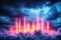Visualize Future Success Modern data-driven project timeline representation, integrating AI analytics and milestone tracking