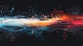 Visualize health risk monitoring data using artistic data visualization techniques for enhanced understanding