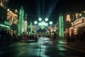 Visualize the nighttime magic of St Patricks Day