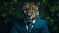 Visualize a sleek jaguar
