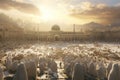 Visualize the spiritual journey of Hajj