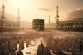 Visualize the spiritual journey of Hajj