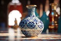 Visualize the timeless beauty of Islamic pottery