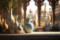 Visualize the timeless beauty of Islamic pottery