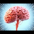 Visualizing Artificial Intelligence Brain\'s Synaptic Activity AI Generated Illustration
