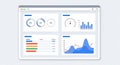 Visualizing Business Performance Through Digital Analytics Dashboards For Growth Royalty Free Stock Photo
