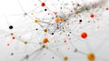 Visualizing Complex Networks, Exploring Interconnections and Nodes in a 3D Web, Revealing Intricate Patterns and Co