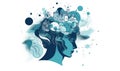 Visualizing the concept of creative mind Creating using generative AI tools