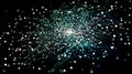 Visualizing Connections in a Digital Network of Glowing Nodes Against a Dark Gradient Backdrop Royalty Free Stock Photo