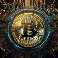 Visualizing Crypto: AI Artistry in Bitcoin Realms - Decoding the Essence of Blockchain and Decentralized Finance