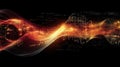 Visualizing Data, Abstract Waves of Binary Code