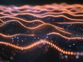 Visualizing Data, Abstract Waves of Light and Points