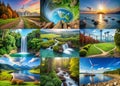 Visualizing Earths Treasures A Comprehensive Guide to Natural Resources Renewable Energy and Wildlife Conservation Royalty Free Stock Photo