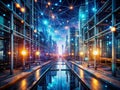 Visualizing the Future of Data A Futuristic Exploration of Big Data Binary Code Data Flow and Blockchain Technology