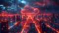 Visualizing the Global IoT Network: Incorporating Cloud Computing and Cybersecurity Features.