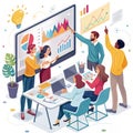 Visualizing Growth: Business Data Art