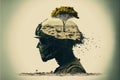 Visualizing the impact of war on the environment created with Generative AI technology