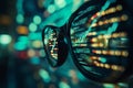 Visualizing market trends through advanced lenses in a high-tech trading environment