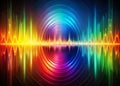 Visualizing Sound Exploring Abstract Art Inspired by Audio Frequency Patterns and Rhythmic Sound Waves
