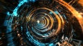 Visualizing Time Dilation: A Journey Through Spacetime. Generative AI
