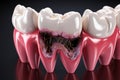 Visualizing tooth decays toll on teeth through 3D rendering techniques